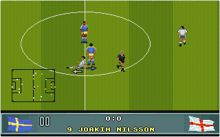 John Barnes European Football atari screenshot