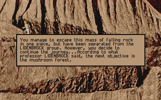 Journey to the Centre of the Earth atari screenshot