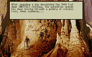 Journey to the Centre of the Earth atari screenshot