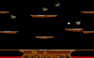 Joust atari screenshot