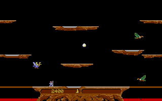 Joust atari screenshot