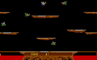 Joust atari screenshot