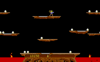 Joust atari screenshot