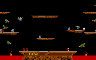 Joust atari screenshot