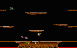 Joust atari screenshot