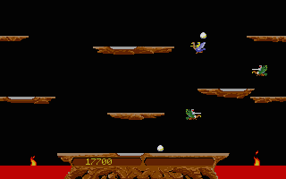 Joust atari screenshot