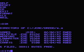 Judge Dredd atari screenshot