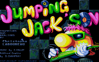 Jumping Jack'son atari screenshot