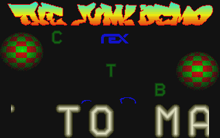 Junk Demo atari screenshot
