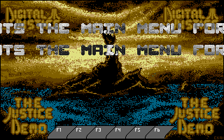 Justice Demo (The) atari screenshot