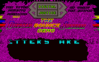 Justice Demo (The) atari screenshot