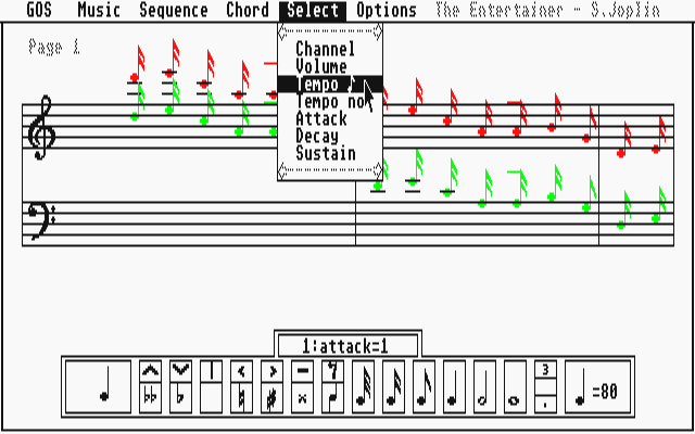 K-Minstrel atari screenshot