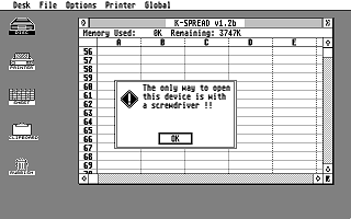 K-Spread atari screenshot