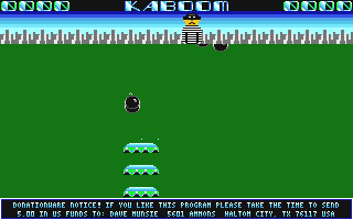 Kaboom atari screenshot
