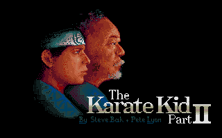 Karate Kid II atari screenshot