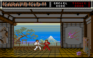 Karate Kid II atari screenshot