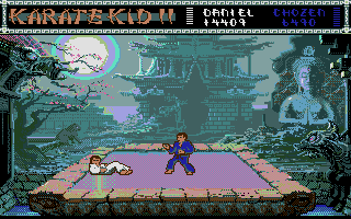 Karate Kid II atari screenshot