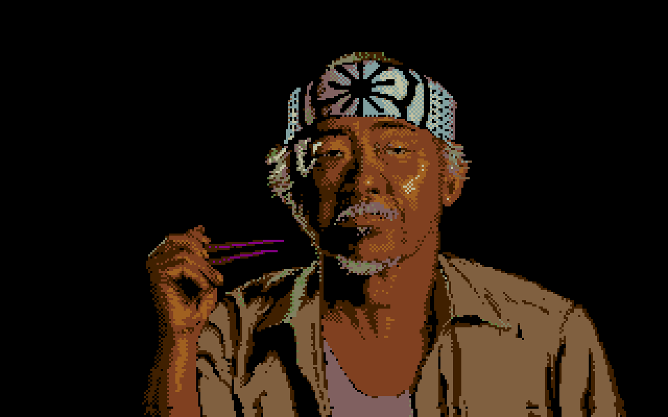 Karate Kid II atari screenshot