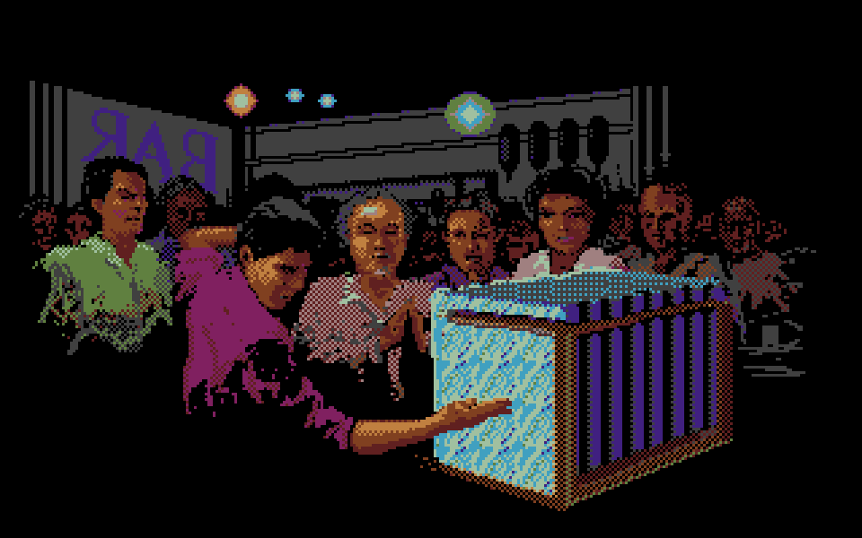 Karate Kid II atari screenshot
