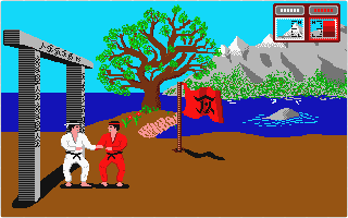 Karate King atari screenshot