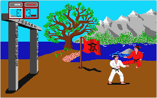 Karate King atari screenshot