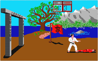 Karate King atari screenshot