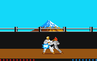 Karateka atari screenshot