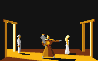 Karateka atari screenshot