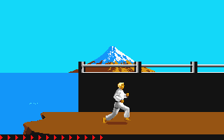 Karateka atari screenshot