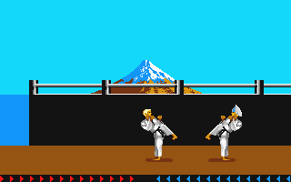 Karateka atari screenshot
