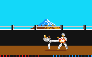 Karateka atari screenshot