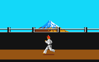 Karateka atari screenshot