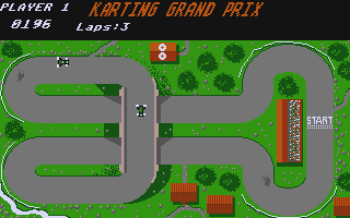 Karting Grand Prix atari screenshot