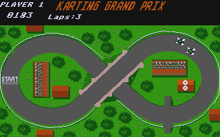 Karting Grand Prix atari screenshot