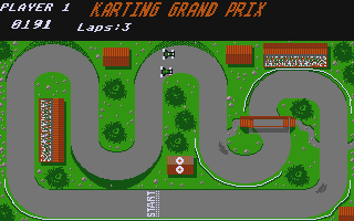 Karting Grand Prix atari screenshot