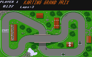 Karting Grand Prix atari screenshot