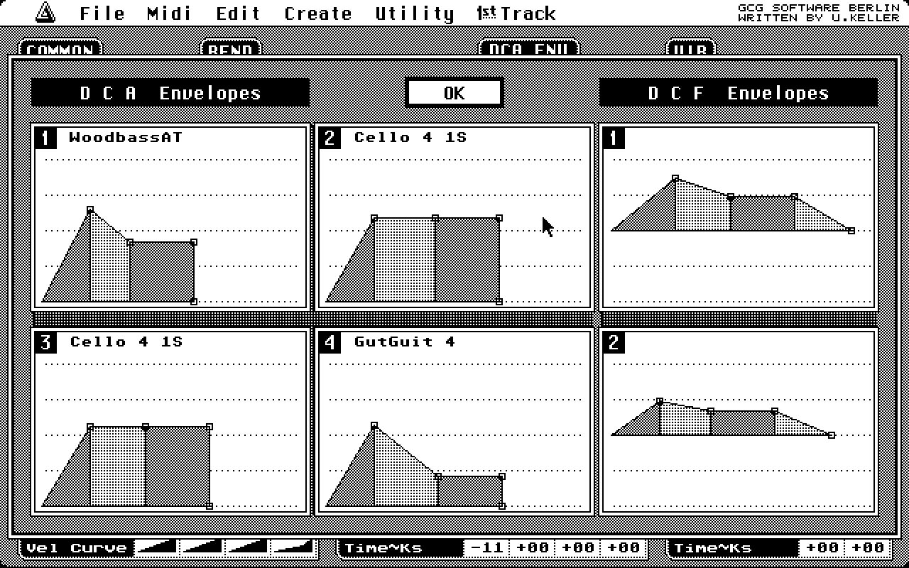 Kawai K4 Editor & Bankmanager atari screenshot
