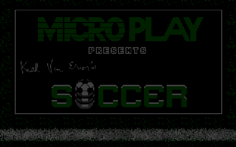 Keith Van Eron's Pro Soccer atari screenshot