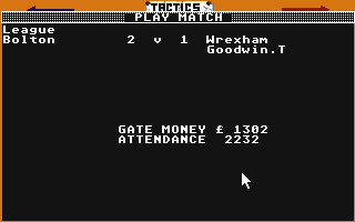 Kenny Dalglish Soccer Manager atari screenshot