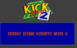 Kick Off II - Final Whistle [datadisk] atari screenshot