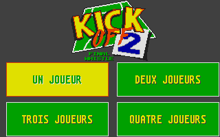 Kick Off II - Final Whistle [datadisk] atari screenshot
