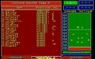 Kick Off II - Final Whistle [datadisk] atari screenshot