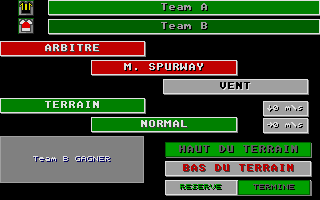 Kick Off II - Final Whistle [datadisk] atari screenshot