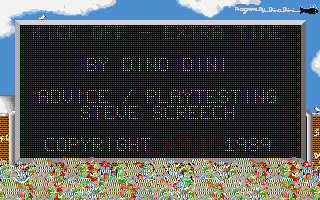 Kick Off - Extra Time [datadisk] atari screenshot