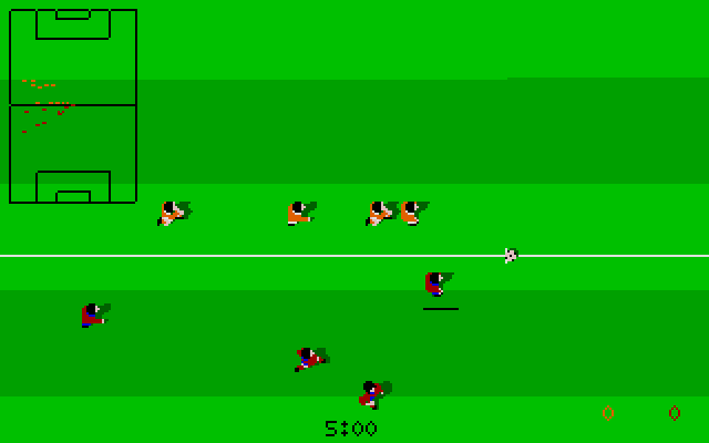 Kick Off II atari screenshot