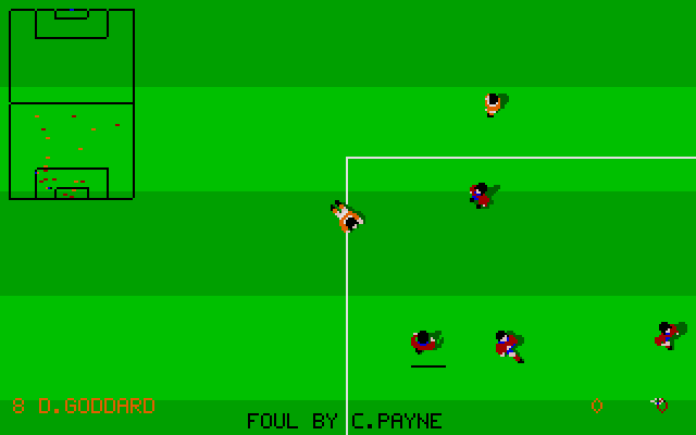 Kick Off II atari screenshot