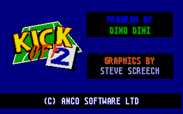 Kick Off II atari screenshot