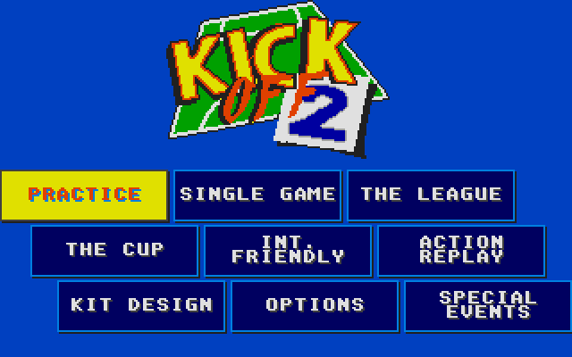 Kick Off II atari screenshot