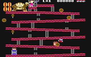 Kid Kong atari screenshot