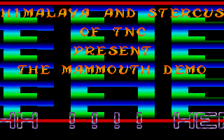 Kidney Bean Megademo atari screenshot